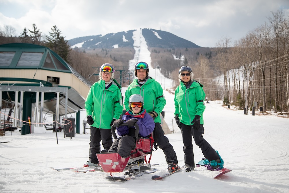 Vermont Adaptive Ski and Sports Group Skiing photo