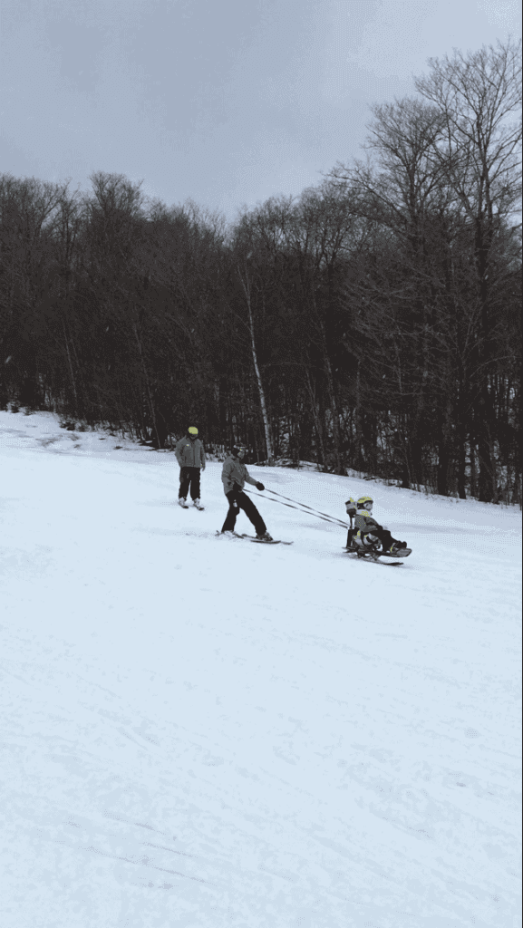 Skiing at Pico Mountain.