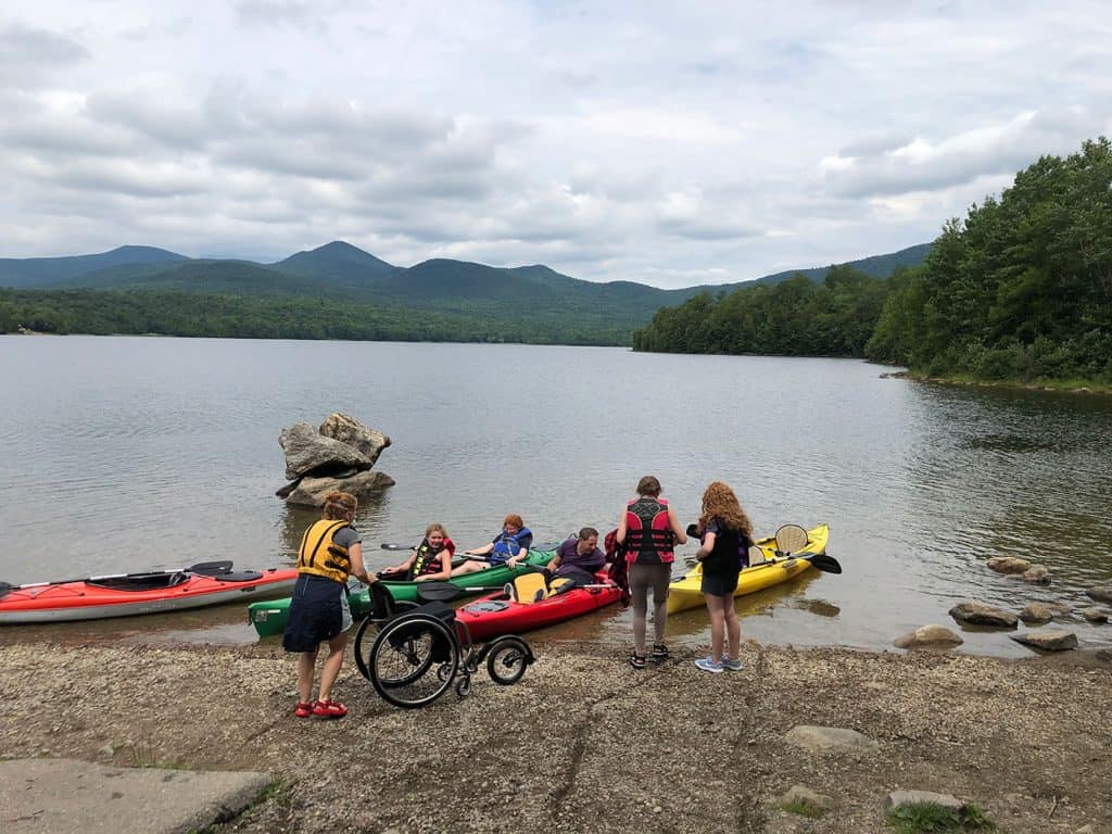 Kayaking at chittenden reservoir